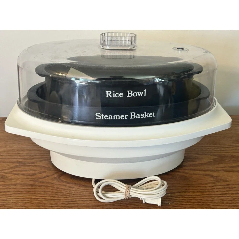 Vintage Rival Automatic Vegetable Food Fish Steamer and Rice Cooker MODEL 4450